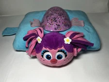 Pillow Pets Sleeptime Lite Sesame Street Abby Cadabby Night Light Projector