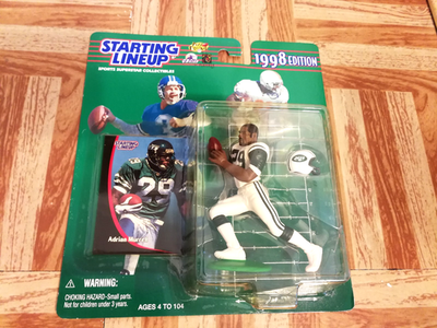 #ad #ad 1998 Starting Lineup Adrian Murrell SLU New York Jets Figure Card NFL Football $4.99