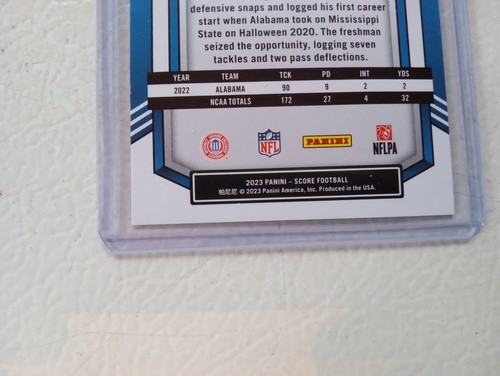 2023 Brian Branch RC Panini Orange Prizm Numbered # 403/565 Card-Awesome! - Picture 4 of 5