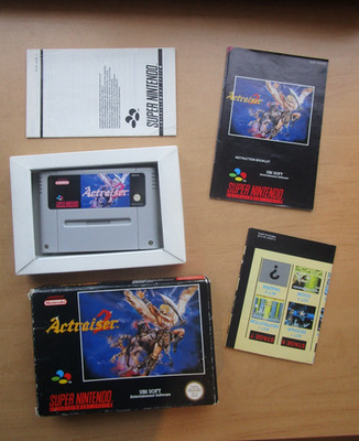 Actraiser 2, Super Nintendo, SNES, OVP/CIB, komplett, EUR Version