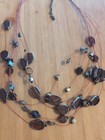 Vintage Encased Glass Bead Layered Necklace — photo 3