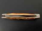 CASE XX U.S.A. 4-DOT 2 BLD TEXAS JACK STAG HANDLES w/BOX — photo 9