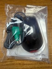 BRAND NEW--Microsoft D66 BLACK Wired USB Optical Scroll Mouse