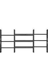 Grisham Window Security Bars Black 3 Bars Steel Fixed Adjustable Children Safety