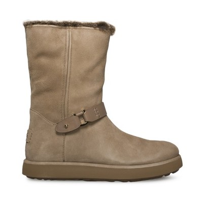 UGG CLASSIC BERGE SHORT AMPHORA SUEDE WATERPROOF WOMEN'S BOOTS SIZE US 6.5 NEW