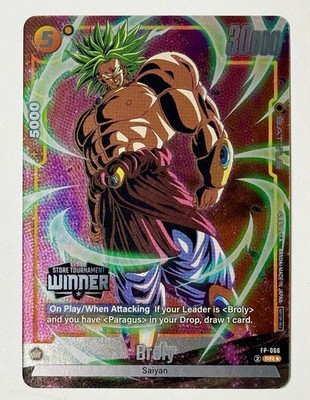 Broly Tournament Winner Promo FP-066 - Dragon Ball Super Fusion World NM