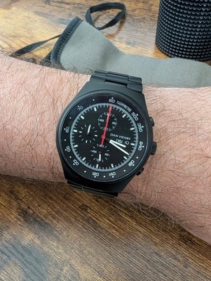 Dan Henry 1972 Maverick Chronograph Watch Black PVD