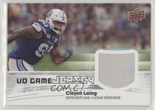 2018 Upper Deck CFL UD Game Jersey Cleyon Laing #GJ-CL a0s