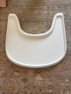 stokke tripp trapp high chair tray white originally $ 79 great condition
