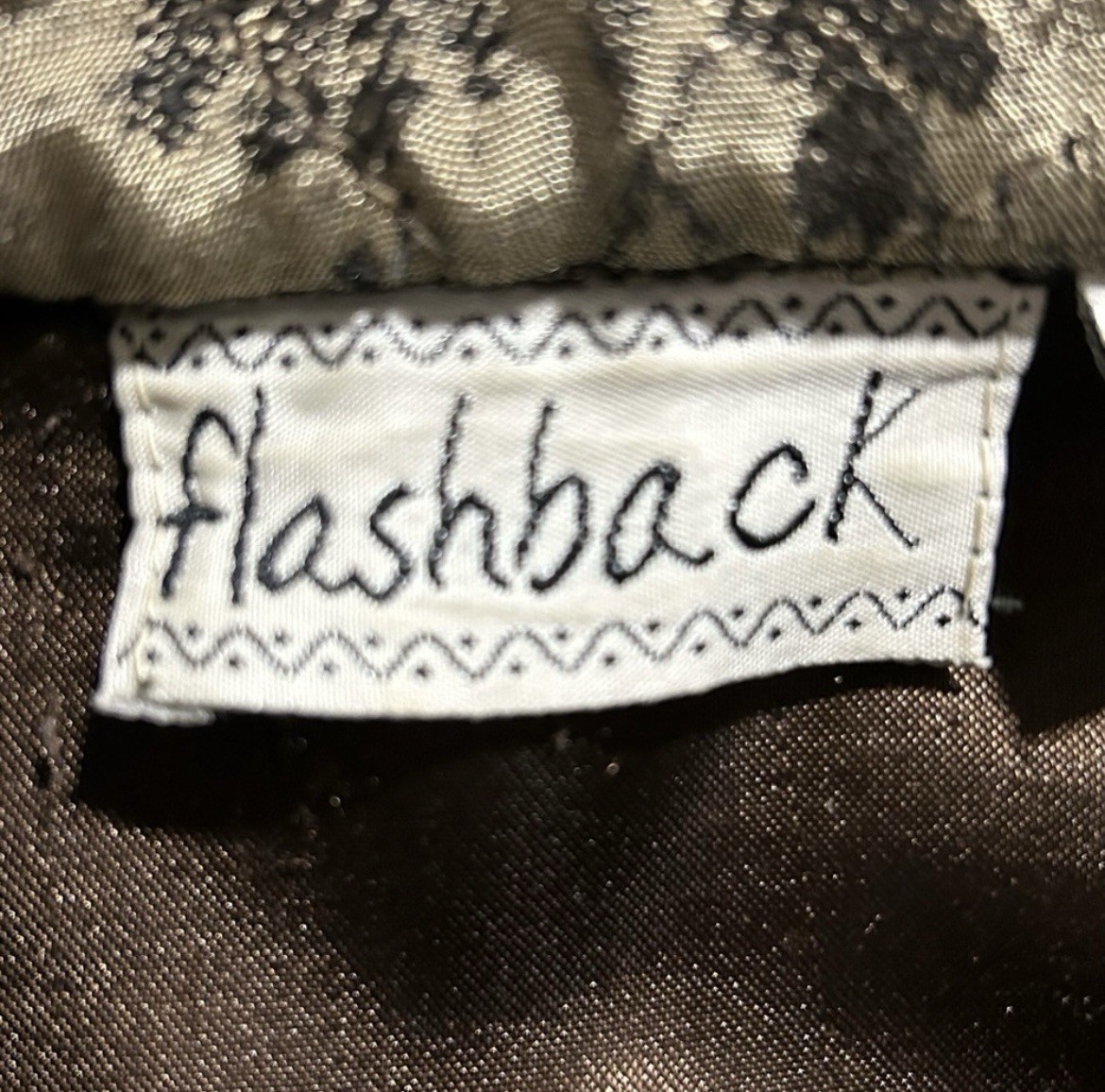 Flashback Mandarin Tapestry Patchwork Gold Black … - image 3