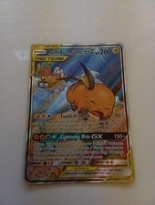 Raichu & Alolan Raichu GX (Alternate Full Art) 221/236 Sm-Unified Minds Holo