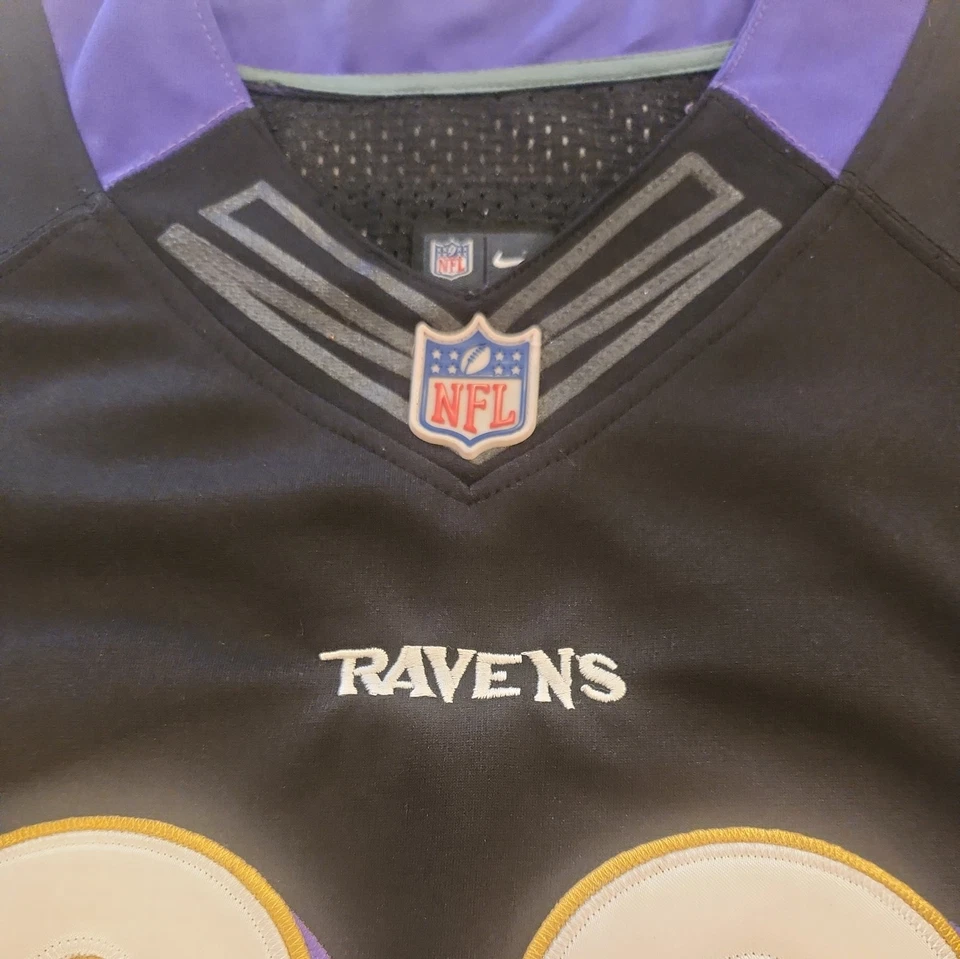 Camiseta de fútbol Nike Baltimore Ravens #88 negra cosida talla 44 Foto 4 de 4