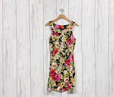 Blu Sage dress womens size 6 sleeveless floral patterned