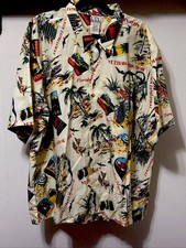 Vintage UTY Hawaiian Themed Shirt Men s Size 2XL - Excellent Condition