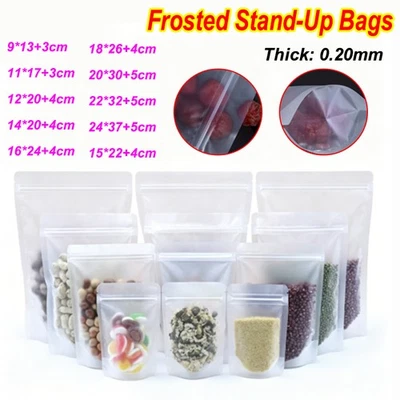 Verdickte mattierte Stand-Up Matte Dichtbeutel für Süßigkeiten/Tee Verpackungen - Bild 1 von 4