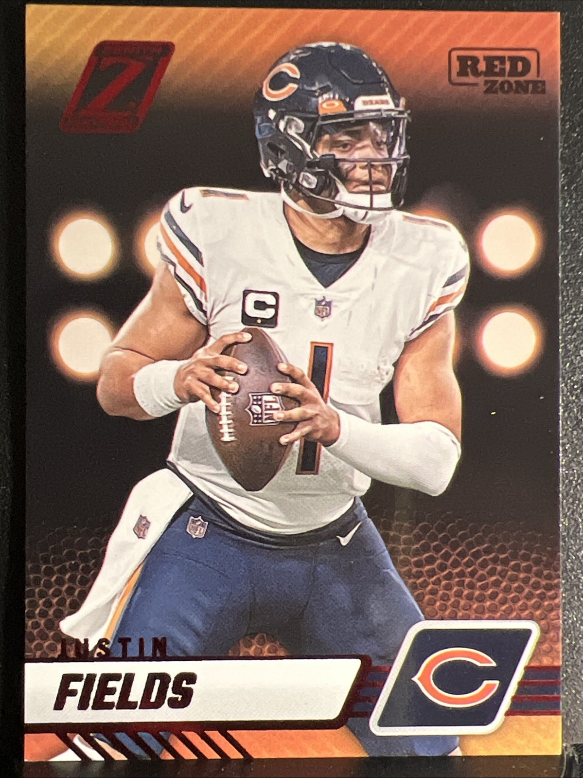 2023 Panini Zenith - Justin Fields #18 Red Zone