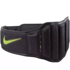 NWT Nike Structured Weight Lifting Training Belt 2.0 Size XL Unisex Black Volt