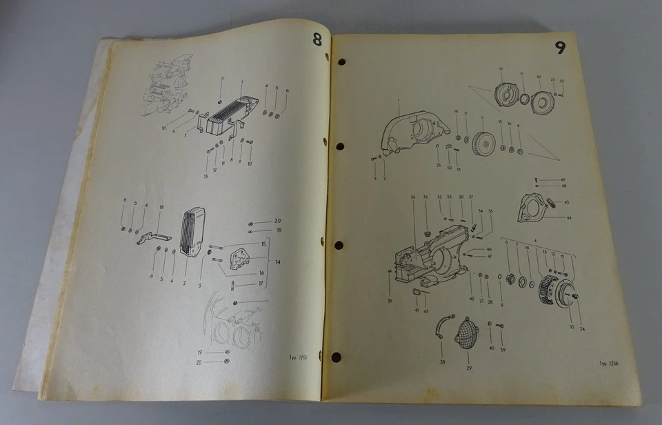 Catalogo Immagini/Catalogo Ricambi VW Bus / Transporter T2/T2a Uscita 1975 Di - Immagine 2 di 4