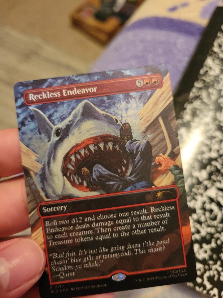 Mtg Secret Lair Jaws Reckless Endeavor Foil - Image 4 of 4