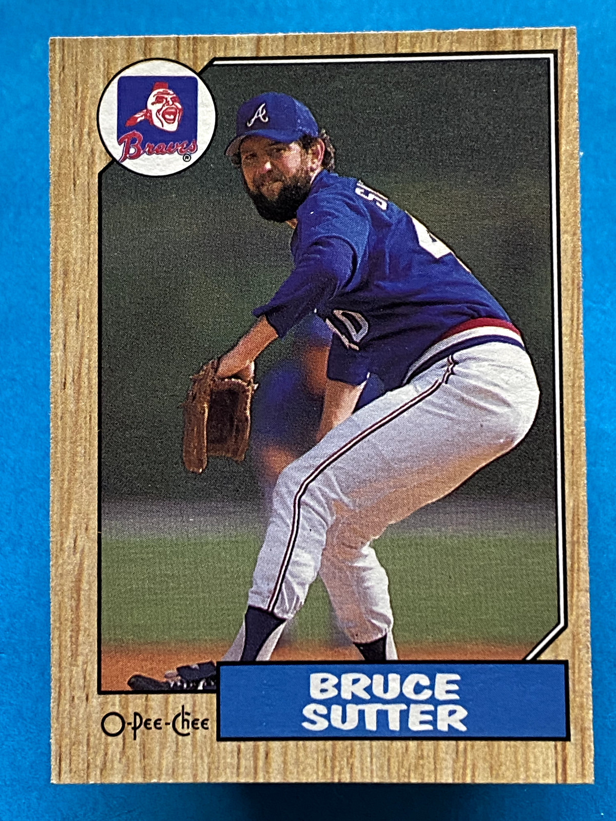 Bruce Sutter 1987 O-Pee-Chee #344 Atlanta Braves