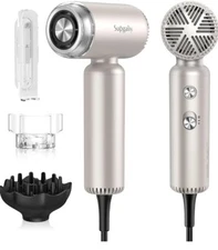 Hair Dryer - Mini HairDryer, Ionic High-Speed Motor for Fast Drying, Portable...