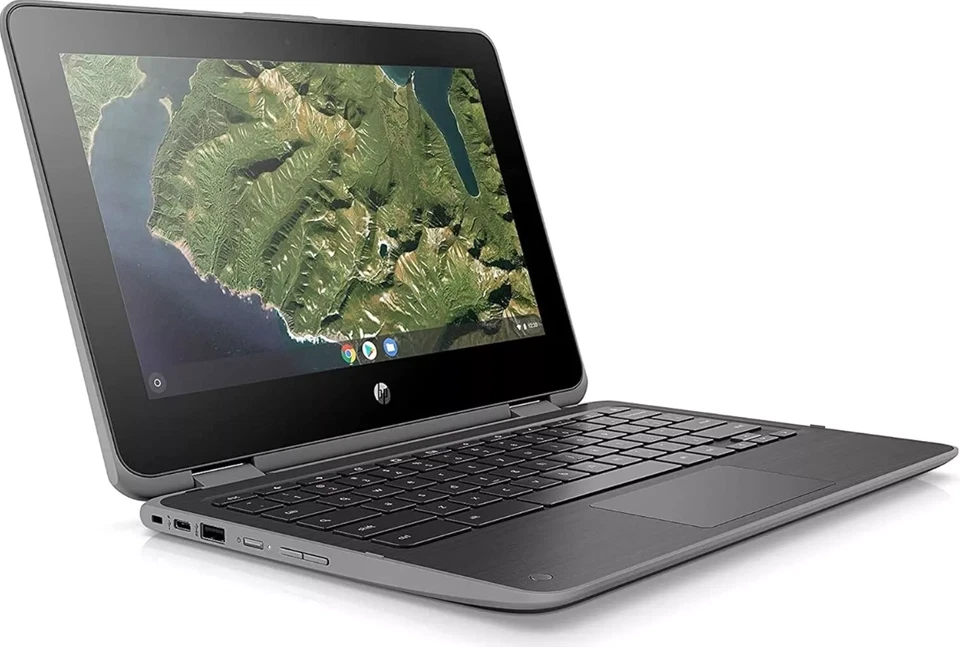HP Chromebook x360 2 in 1 Laptop Tablet 11.6" Intel Celeron 4GB RAM 32GB SSD - Image 3 of 4