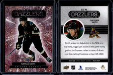 2022-23 Upper Deck Series 2 Pink Dazzlers Rookie #DZ-96 Nathan Smith