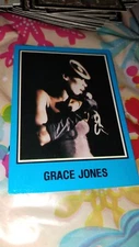 1979 Grace Jones #36 Warner Brothers Bros. Records Promo Card Rare