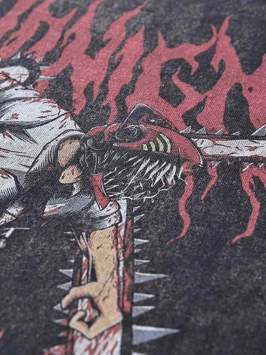 Unisex Washed T-Shirt Oversized Streetwear Anime Hakajuku