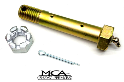 MEYER SNOW PLOW PIVOT PIN GREASEABLE 1 x 5-1/2 NUT COTTER PIN