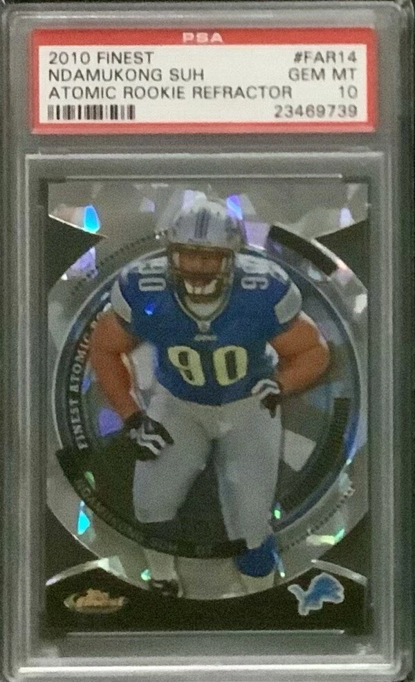 Ndamukong Suh Finest Atomic Rookie Refractor #FAR14 Base
