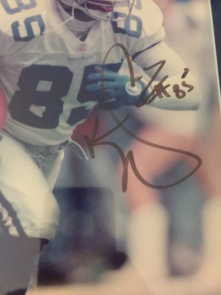 Foto firmada por Kevin Williams 8x10 autógrafo enmarcado Dallas Cowboys fútbol americano NFL Foto 2 de 4