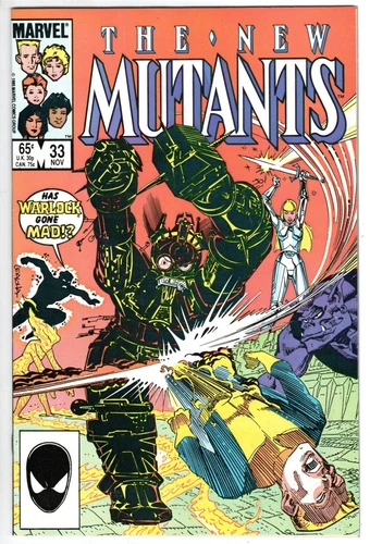 New Mutants #33, Near Mint Minus Condition!