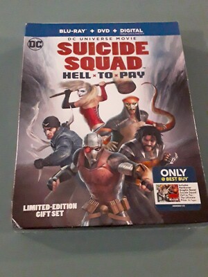 Suicide Squad: Hell to Pay (Blu-ray, 2018) limited edition gift set