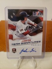 JADEN FEIN 2015 Panini USA Baseball 15U National AUTO Autograph #/299 