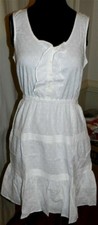 Dress White Cotton Summer Gap Misses size XS New