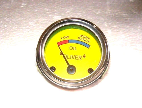 Gauge Set (Amp & Oil Temperature) For Oliver Tractors - Fits Super 44, 55, 66, 77, 88, 440, 660