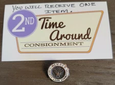 1918 WWI MEMBER LIBERTY LOAN COMMITTEE Enamel Metal Pinback Button Home Front