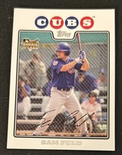 2008 Topps Sam Fuld Baseball Rookie Card (RC) #96 Cubs OF VG O/C. rookie card picture