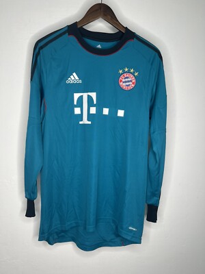 BAYERN MUNICH 2013 2014 GK SHIRT FOOTBALL SOCCER JERSEY MENS SIZE Medium NEW *