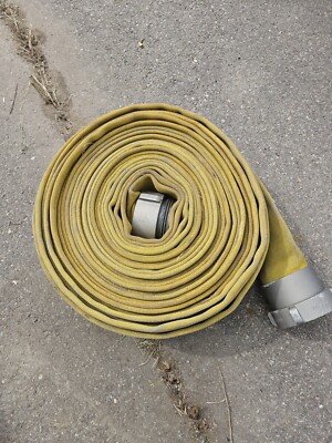 Fire Hose 100ft with RED HEAD 4-1/2  4.5 NH Aluminum Fire Suction Hose Intake