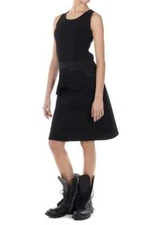 Neil Barrett A-line Fit dress with pleated insert Women  Sz 38