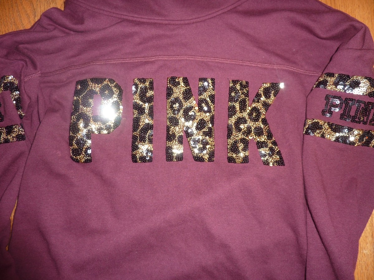 Pull Col Cheminé Victoria's Secret PINK Avec Bling - Taille 00000000 - Neuf Avec étiquettes