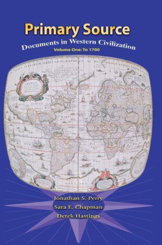 Primary Sources in Western Civilization, Volume 1 for Primary Sources in Western