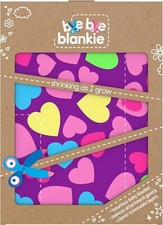 Bye Bye Blankie Keepsake Baby Blanket Baby Shower Gift Heart 2 Heart Pink Purple