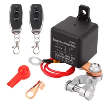 Interruptor Remoto Desconexión Batería Kill Switch Para Coche Camión DC12V 200A