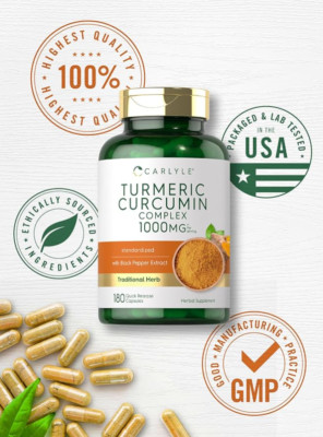 #1 Pastillas de curcuma medicina natural para ayudar con el dolor de estomago
