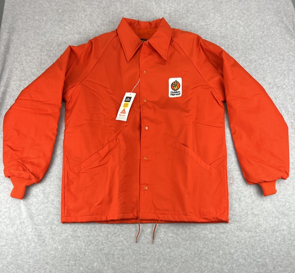 Farmer Jacket Golden Harvest Patch Vintage Lined Swingster Coat