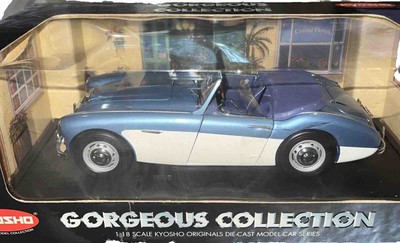 Austin Healy 100*Blue/White Kyosho 1/18 | eBay