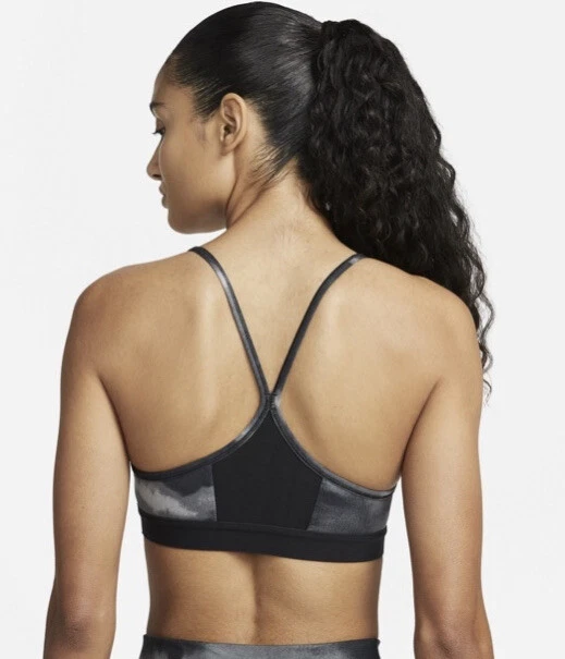 SET NIKE WOMEN’S ONE LUXE 7/8 LENGTH TIGHTS & SPORTS BRA PRINTED  DM7619 010  S - Image 4 of 4